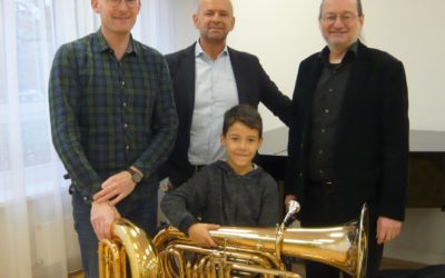 Der Schulinspektor zu Besuch in der Musikschule