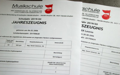 Zeugnisverteilung 2020