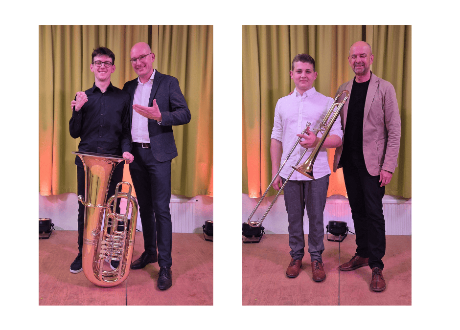 Wir gratulieren David Schreiner und Nicolas Fichtinger!