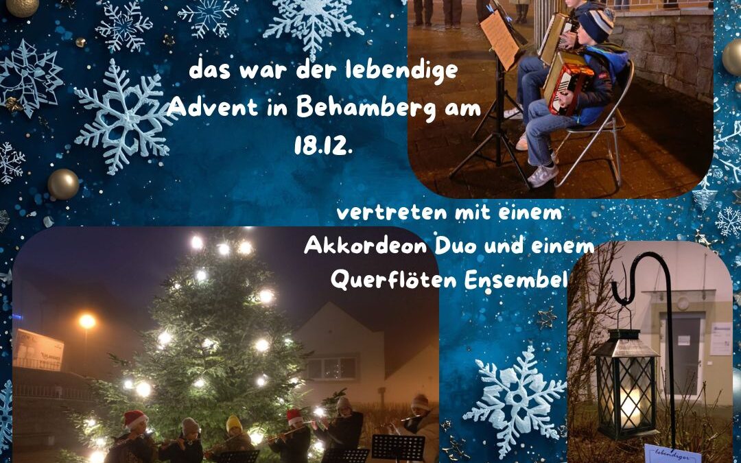 Lebendiger Advent in Behamberg