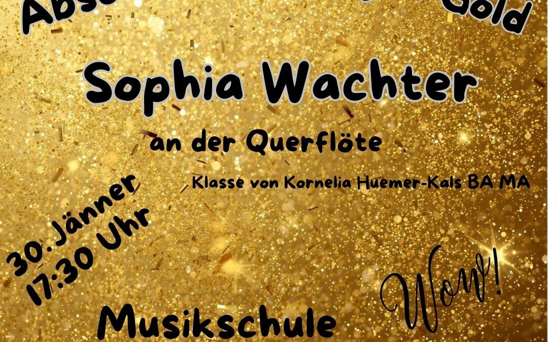 Abschlussprüfung Gold – Sophia Wachter