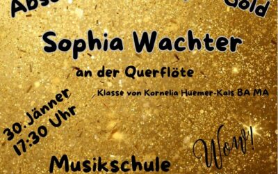 Abschlussprüfung Gold – Sophia Wachter