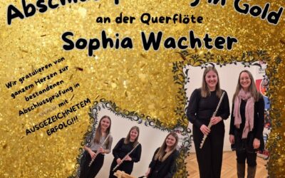 Abschlussprüfung Gold mit Auszeichnung – Sophia Wachter