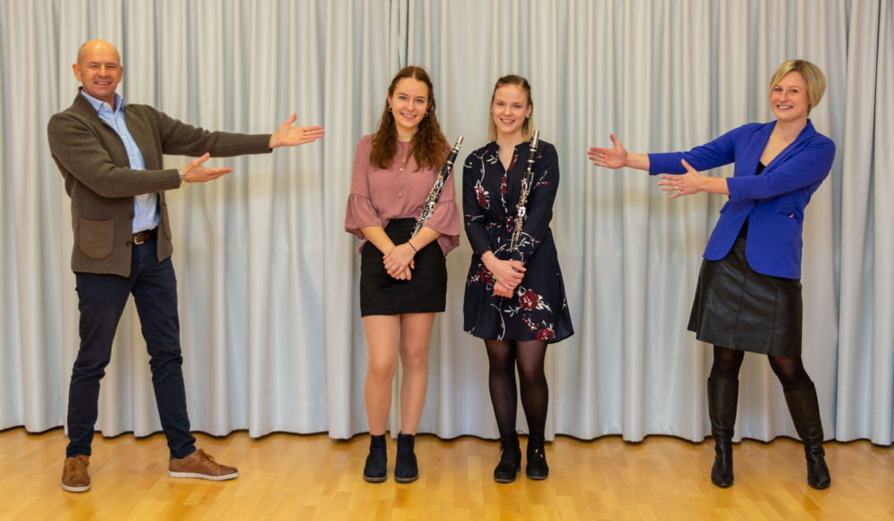 AP Klarinette: Verena Pairleitner & Karin Prüller mit Dietmar Winkler und Julia Weichselbaumer
